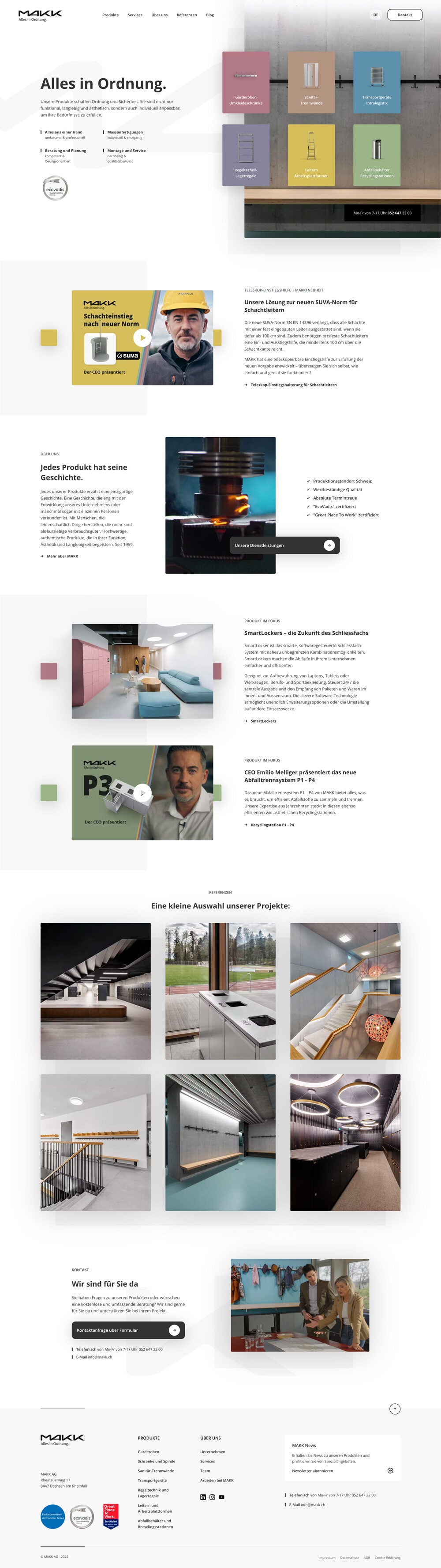 Neue Website Industrie Makk Dachsen