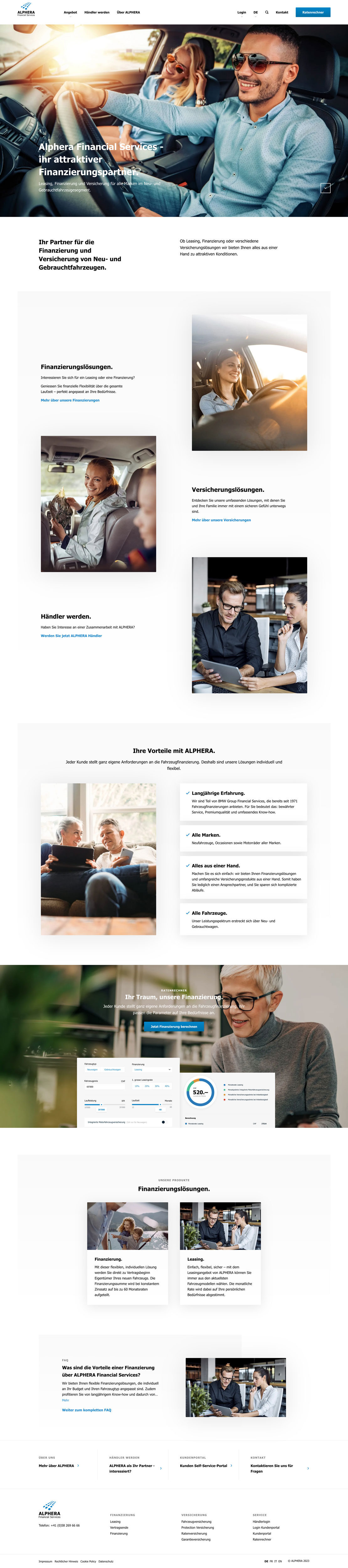 Website Mit Kalkulator